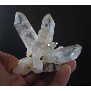NATURAL QUARTZ ROCK CRYSTAL CLUSTER - MADAGASCAR | 69 X 75 X 73 MM (© ROCKSHOP.CZ) | Buy at $55
