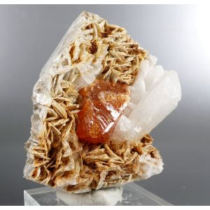 SCHEELIT, KřEMEN, BIOTIT - PINGWU, ČíNA | DRůZA 60 X 80 X 35 MM (© ROCKSHOP.CZ) | Buy at $530