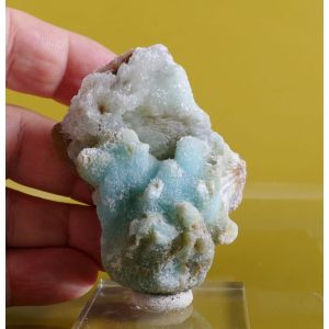 BLUE ARAGONITE - WENSHAN, YUNNAN, CHINA | 63 X 45 X 22 MM (© ROCKSHOP.CZ) | Buy at $38