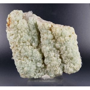 PREHNITE CRYSTALS ON QUARTZ - QIAOTIA,YUNNAN,CHINA | 110 X 107 X 43 MM | 446G (© ROCKSHOP.CZ) | Buy at $135