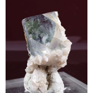 FLUORITE, DOLOMITE  - YAOGANGXIAN MINE, CHINA | 40 X 37 X 23 MM (© ROCKSHOP.CZ) | Buy at $60