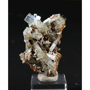 AQUAMARINE, FELDSPAR, SCHORL - ERONGO MOUNTAINS,NAMIBIA | 39 X 26 X 20 MM (© ROCKSHOP.CZ) | Buy at $78