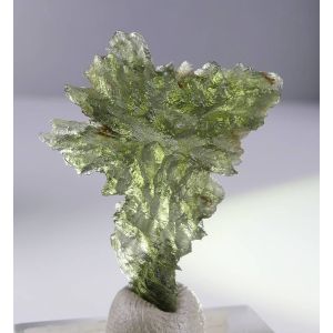 RARE BESEDNICE MOLDAVITE FINE HEDGEHOG SPECIMEN 2.62 GRAM | COA & BOX (© ROCKSHOP.CZ) | Buy at $430