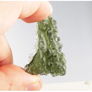 RARE SUPER SHAPE MOLDAVITE HEDGEHOG FROM BESEDNICE 5.71 GRAM (© ROCKSHOP.CZ) | Buy at $620