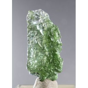 MOLDAVITE FINE COLLECTOR RAW SPECIMEN 3.36 GRAM | WITH COA & BOX (© ROCKSHOP.CZ) | Buy at $154