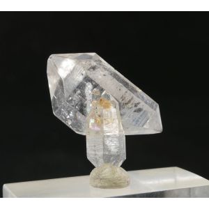 CARBON INCLUSION QUARTZ TWIN DOUBLE END CRYSTALS - SICHUAN, CHINA​ | 21 X 13 X 10 MM (© ROCKSHOP.CZ) | Buy at $17.95