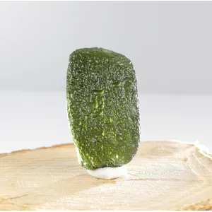 MOLDAVITE 11.1 GRAM FINE COLLECTOR SPECIMEN | WITH COA AND BOX (© ROCKSHOP.CZ) | Buy at $675