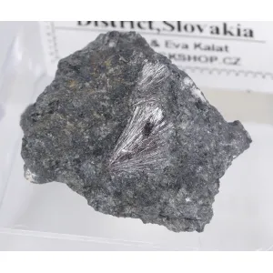 KERMESITE - PEZINOK, SLOVAKIA | 27 X 20 X 25 MM | BOX & LABEL | RARE (© ROCKSHOP.CZ) | Buy at $23
