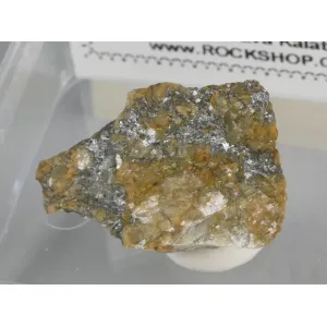 KOBELLITE - JEDľOVEC, FICHTENHUBEL,​ SLOVAKIA​ | 23 X 14 X 9 MM | BOX & LABEL | RARE (© ROCKSHOP.CZ) | Buy at $22