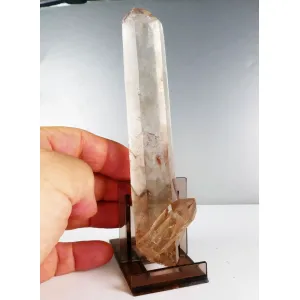 SMOKY QUARTZ 5.7" LONG CRYSTAL - DIAMANTINA, MINAS GERAIS, BRASIL 138 G | 145 X 39 X 26 MM (© ROCKSHOP.CZ) | Buy at $89