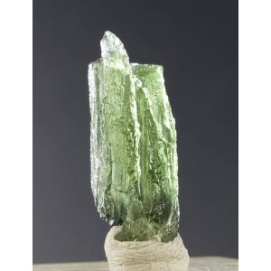 GENUINE NATURAL RAW MOLDAVITE WITH BOX AND CERTIFICATE - 1.38 GRAM (© ROCKSHOP.CZ) | Buy at $57.96