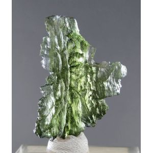 RARE SUPER SHAPE MOLDAVITE HEDGEHOG FROM BESEDNICE 3.62 GRAM (© ROCKSHOP.CZ) | Buy at $399